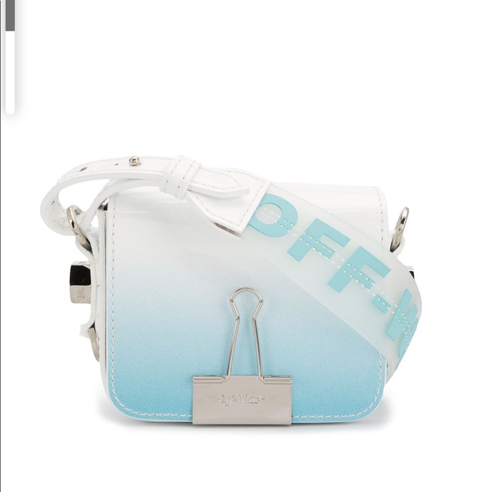 OFF-WHITE Gradient effect baby flap bag